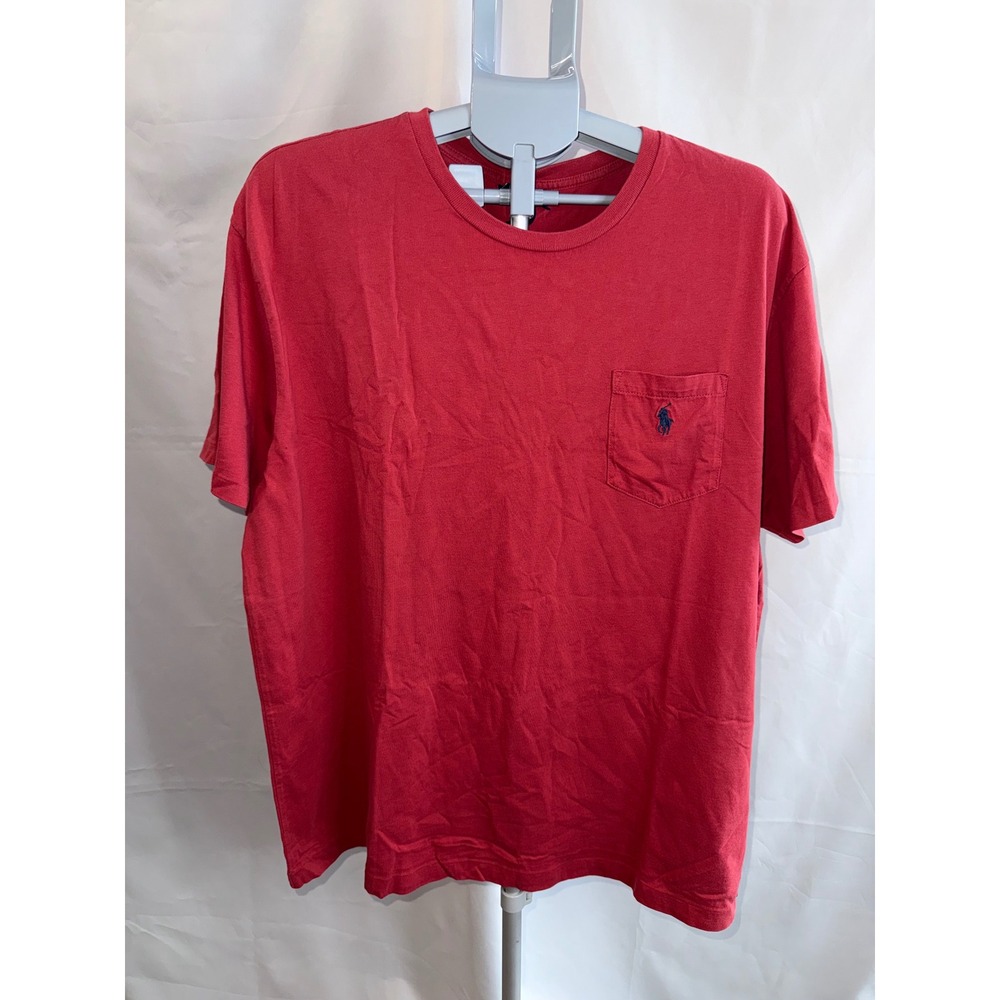 Polo Ralph Lauren Mens XL Red Short Sleeve Pocket T-Shirt Cotton Pony Logo